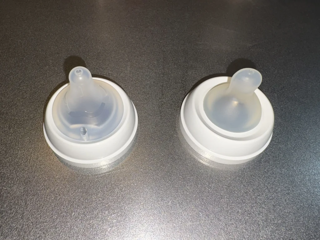 母乳実感乳首・母乳相談室乳首比較