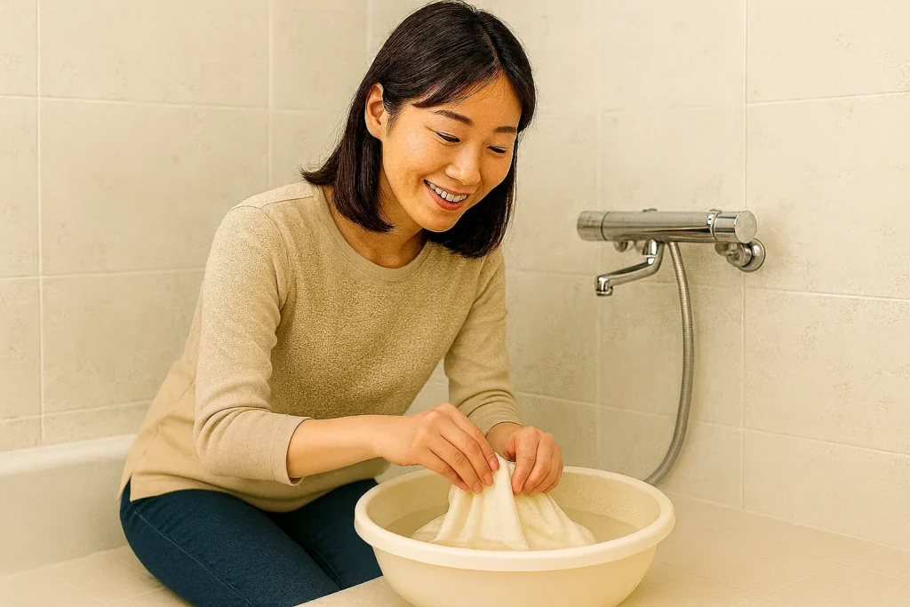 手洗い　ドラム式洗濯機