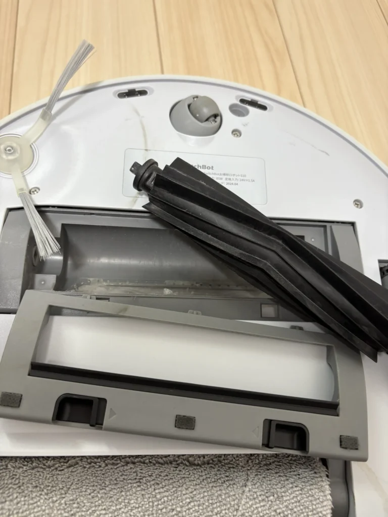 SwitchBot S10ゴムブラシ取り外し２