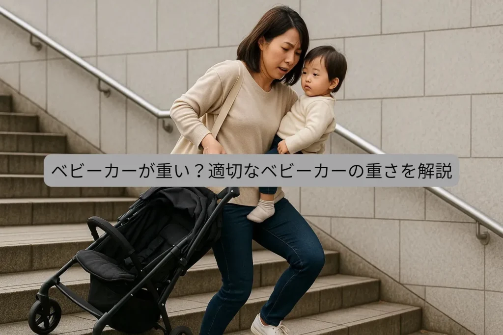 ベビーカーが重い？ 適切なベビーカーの重さを解説