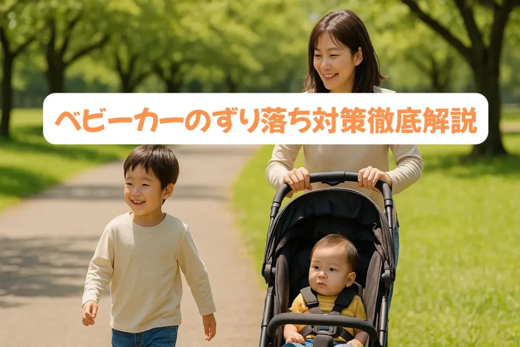 ベビーカーで公園を散歩