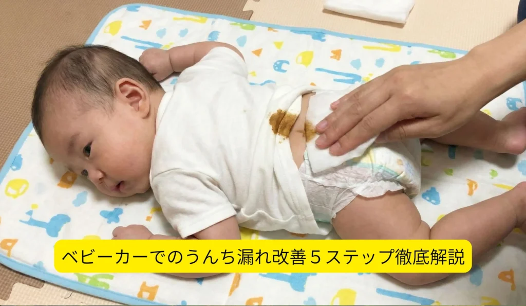 ベビーカーでのうんち漏れ 改善５ステップ徹底解説